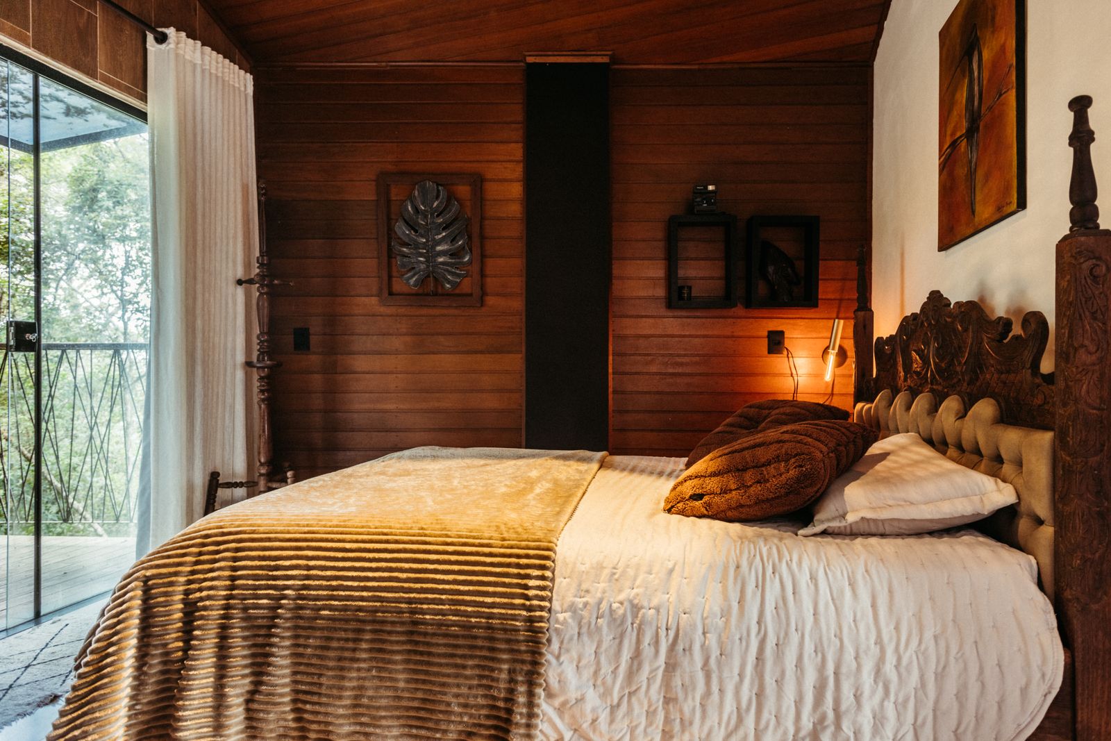 Hearth Loft, the bedroom below